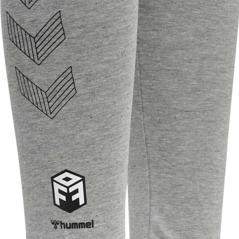 Dětské Punčochové Kalhoty Hummel Move Grid Cotton Šedé | 812720-630