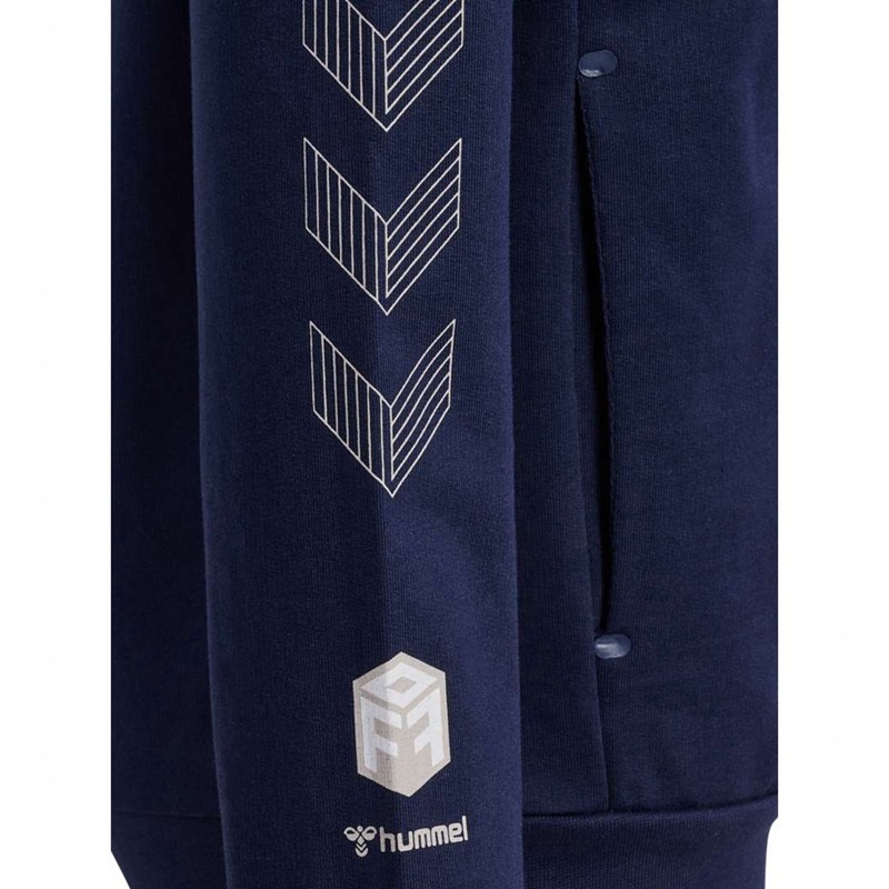 Dětské Punčochové Kalhoty Hummel Move Grid Cotton Zip Tmavě Blankyt | 983153-427