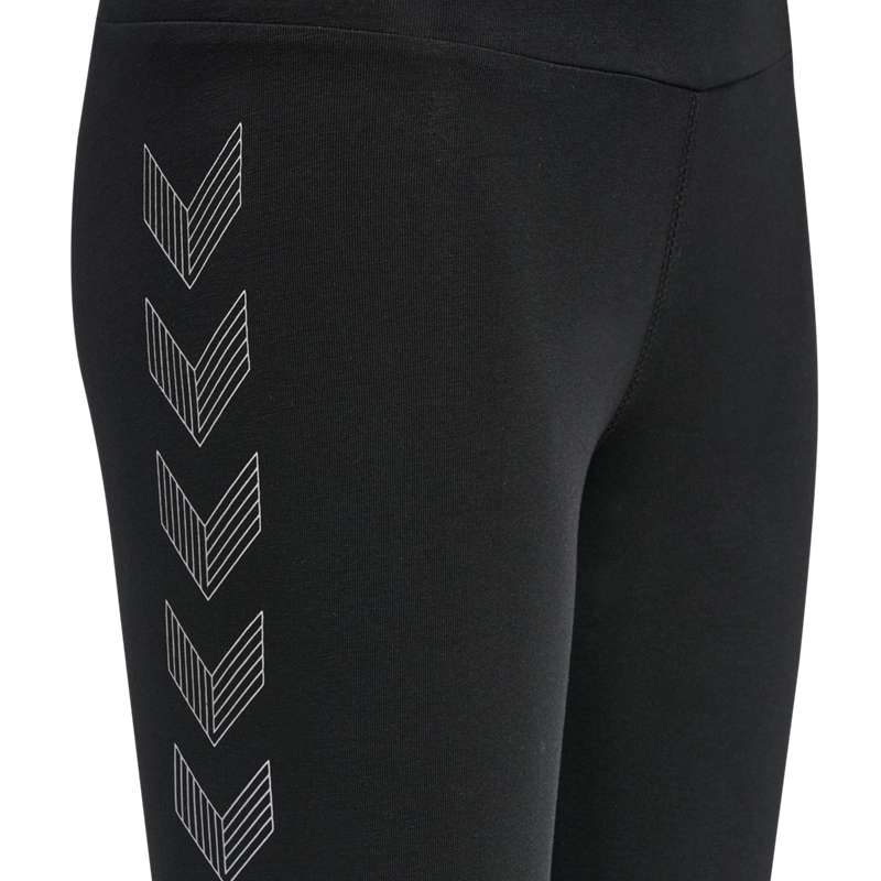 Dětské Punčochové Kalhoty Hummel Move Grid Cotton Černé | 460771-283