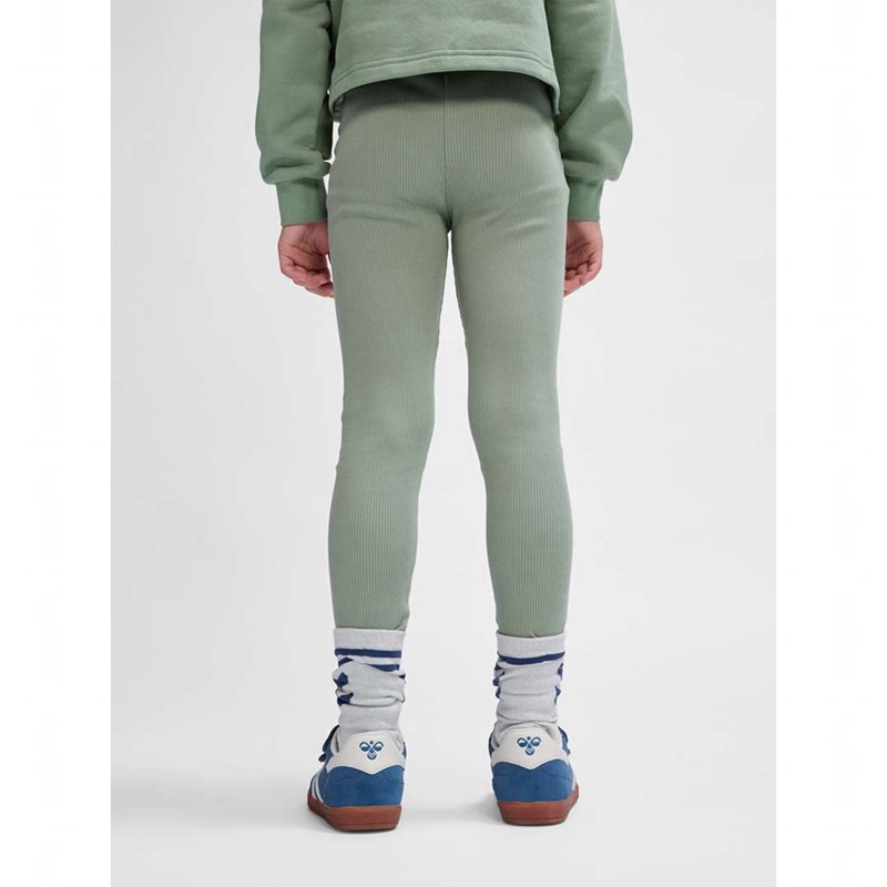 Dětské Punčochové Kalhoty Hummel Rib Zelene | 735414-479