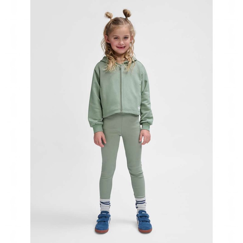 Dětské Punčochové Kalhoty Hummel Rib Zelene | 735414-479