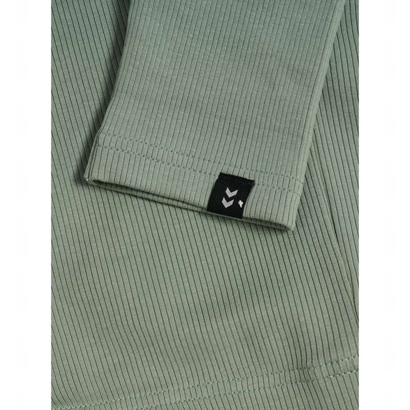 Dětské Punčochové Kalhoty Hummel Rib Zelene | 735414-479