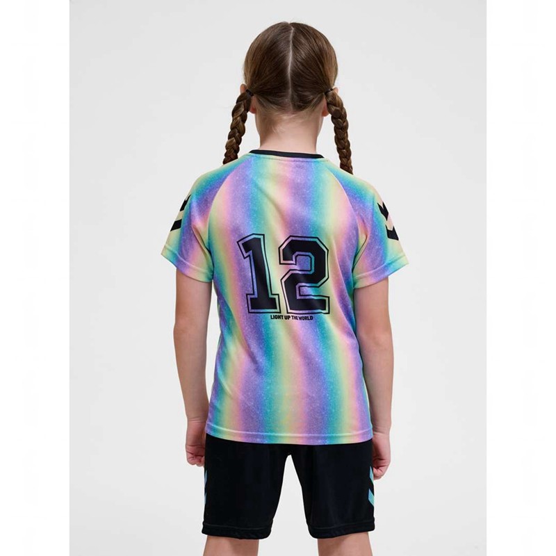Dětské Punčochové Kalhoty Hummel Shimmer S/S Růžové | 763977-819