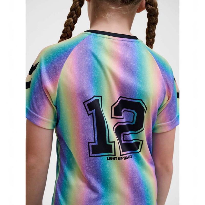 Dětské Punčochové Kalhoty Hummel Shimmer S/S Růžové | 763977-819