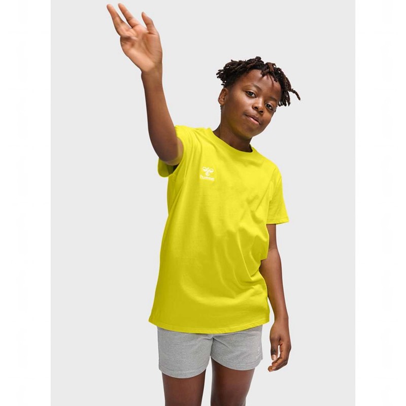Dětské Sportovní Oblečení Hummel Go 2.0 S/S Žluté | 321353-161
