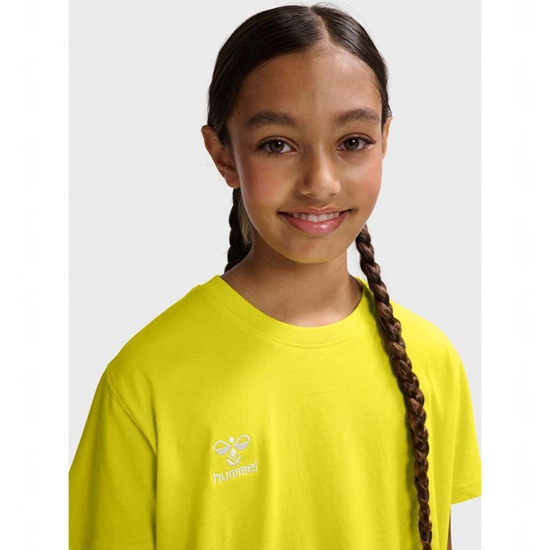 Dětské Sportovní Oblečení Hummel Go 2.0 S/S Žluté | 321353-161