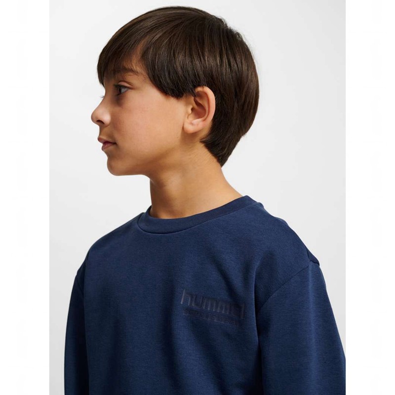 Dětské Sportovní Oblečení Hummel Jr Base Sweat Tmavě Blankyt | 214050-731