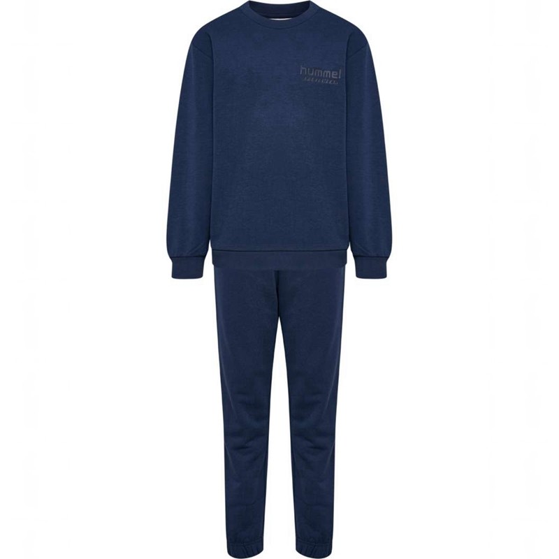 Dětské Sportovní Oblečení Hummel Jr Base Sweat Tmavě Blankyt | 214050-731
