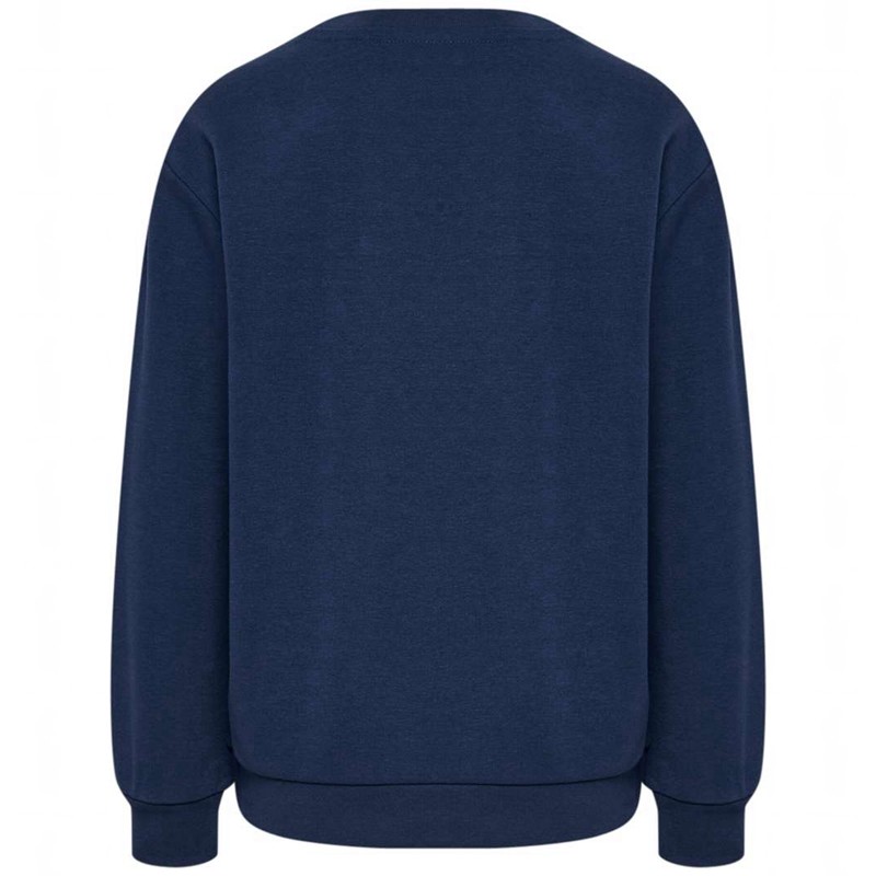 Dětské Sportovní Oblečení Hummel Jr Base Sweat Tmavě Blankyt | 214050-731