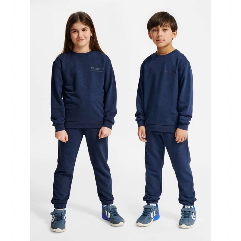 Dětské Sportovní Oblečení Hummel Jr Base Sweat Tmavě Blankyt | 214050-731