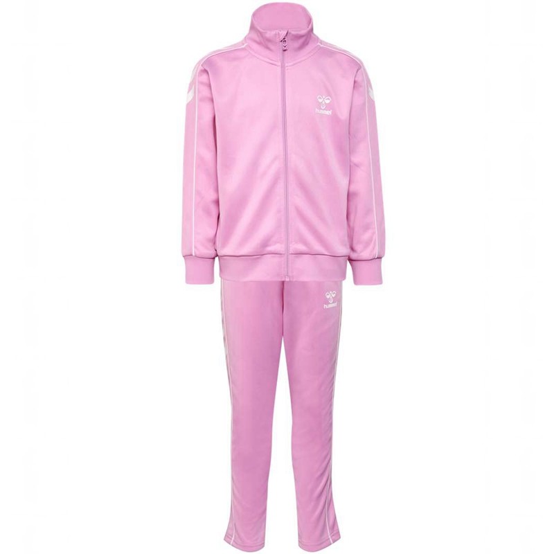 Dětské Sportovní Oblečení Hummel Track Tracksuit Růžové | 045174-655