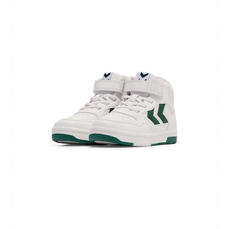 Dětské Tenisky Hummel Camden High Jr Bílé | 670031-173