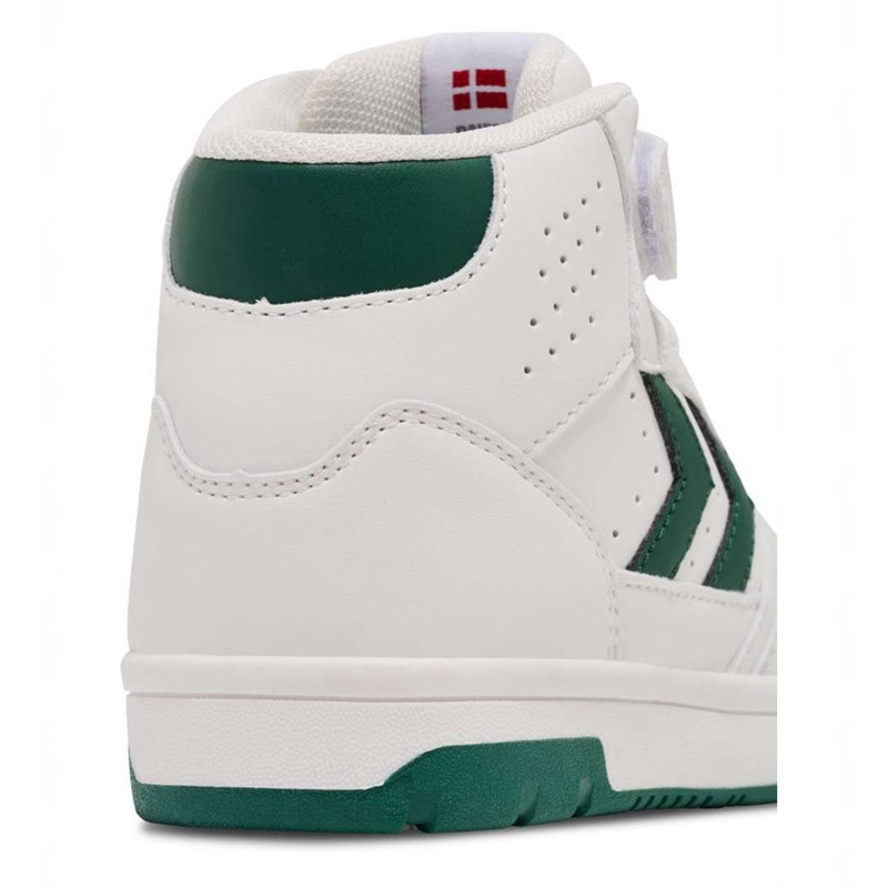Dětské Tenisky Hummel Camden High Jr Bílé | 670031-173