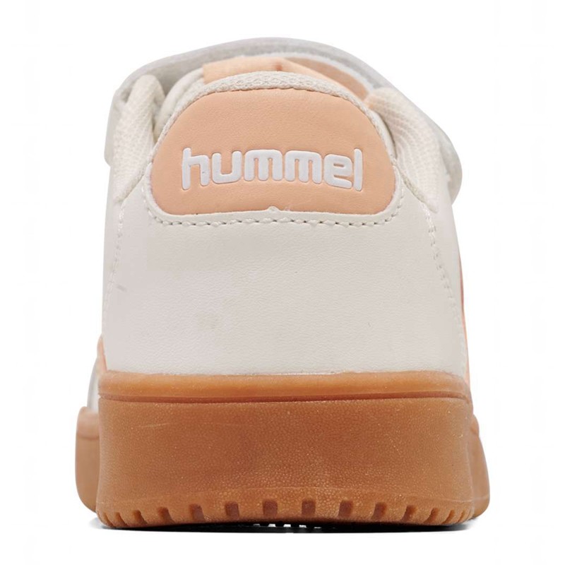 Dětské Tenisky Hummel Derby Court Jr Bílé | 037765-442