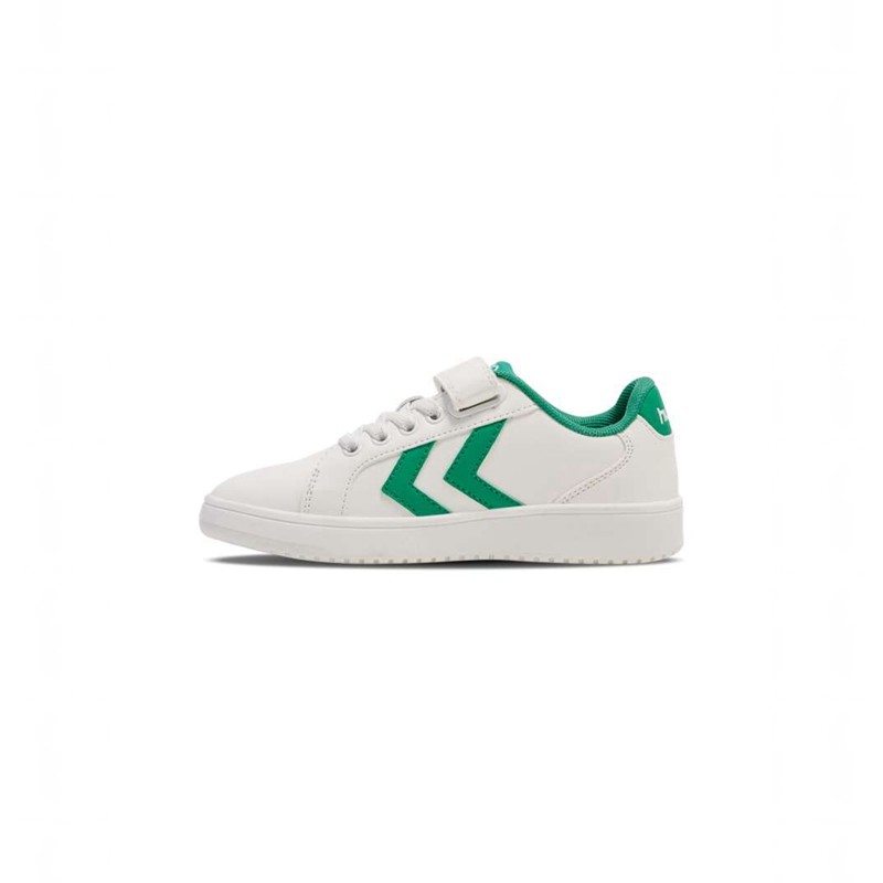 Dětské Tenisky Hummel Derby Court Jr Zelene | 038078-760