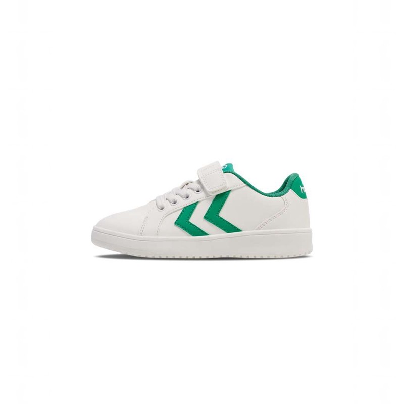 Dětské Tenisky Hummel Derby Court Jr Zelene | 038078-760