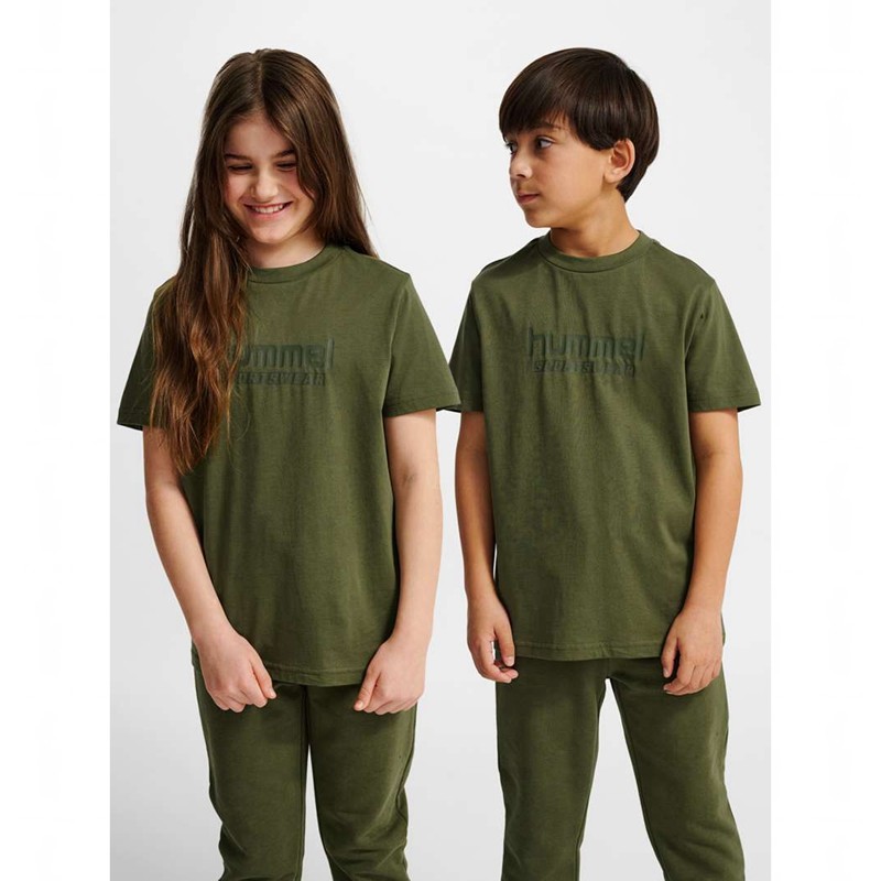 Dětské Tenisky Hummel Jr Base S/S Zelene | 480792-957
