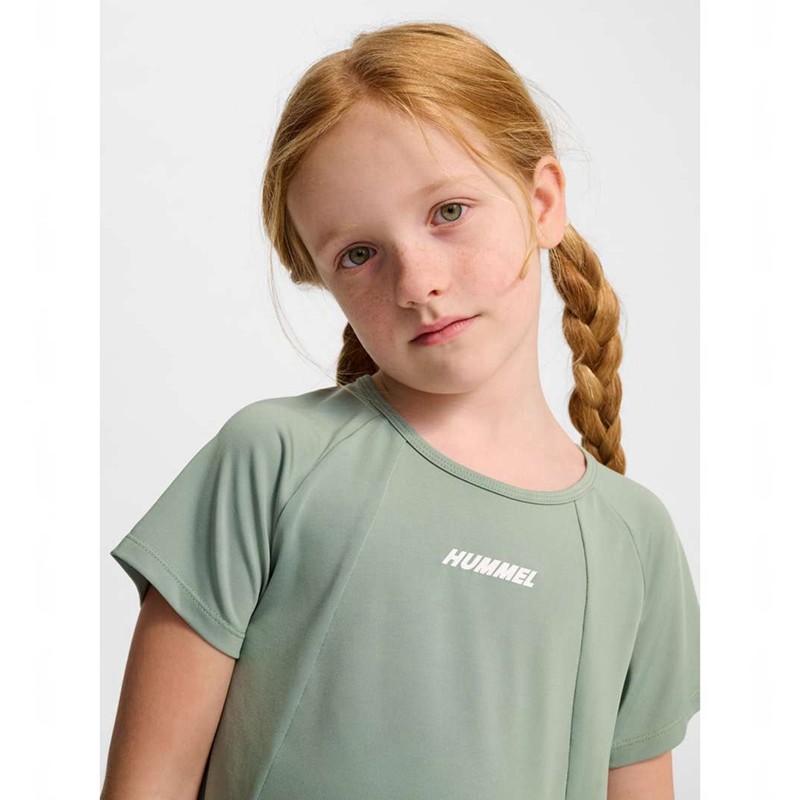 Dětské Tenisky Hummel Luna Top S/S Zelene | 461238-442