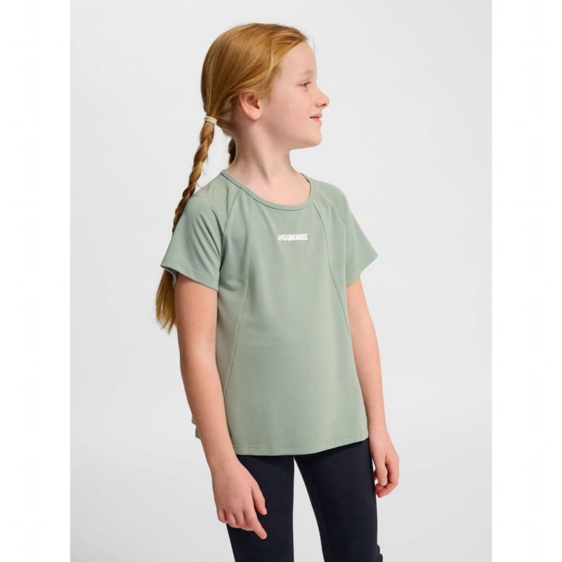 Dětské Tenisky Hummel Luna Top S/S Zelene | 461238-442