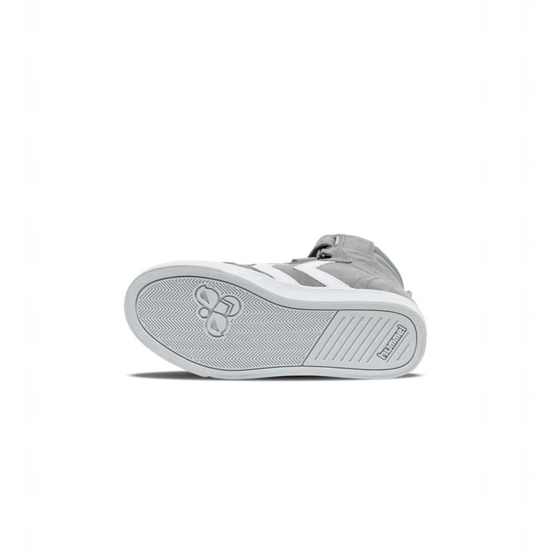 Dětské Tenisky Hummel Slimmer Stadil High Jr Šedé | 334216-915