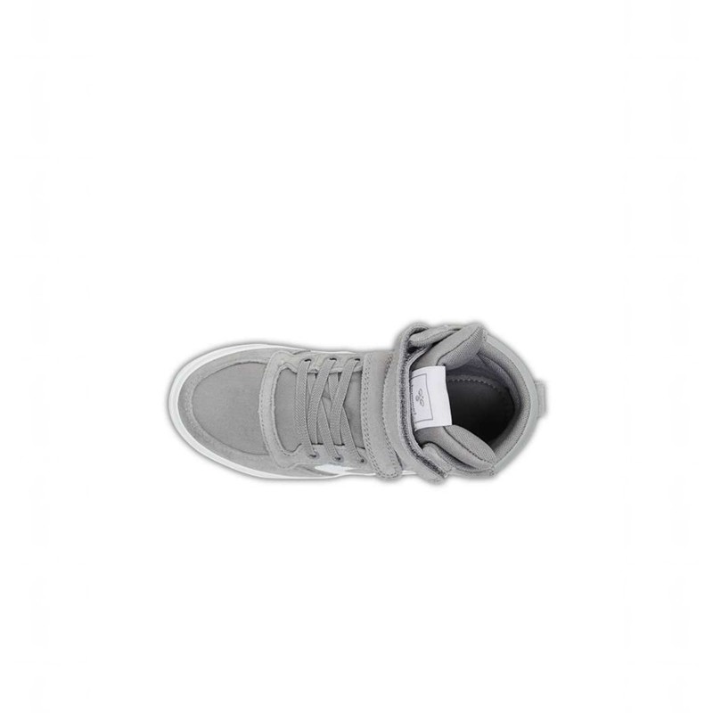 Dětské Tenisky Hummel Slimmer Stadil High Jr Šedé | 334216-915