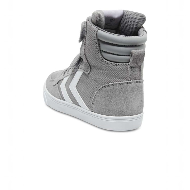 Dětské Tenisky Hummel Slimmer Stadil High Jr Šedé | 334216-915