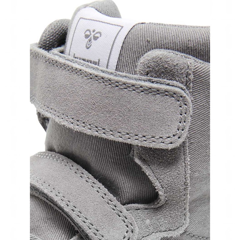 Dětské Tenisky Hummel Slimmer Stadil High Jr Šedé | 334216-915