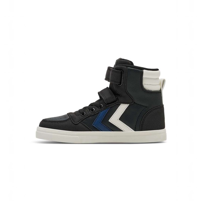 Dětské Tenisky Hummel Slimmer Stadil Leather High Jr Černé | 562173-281