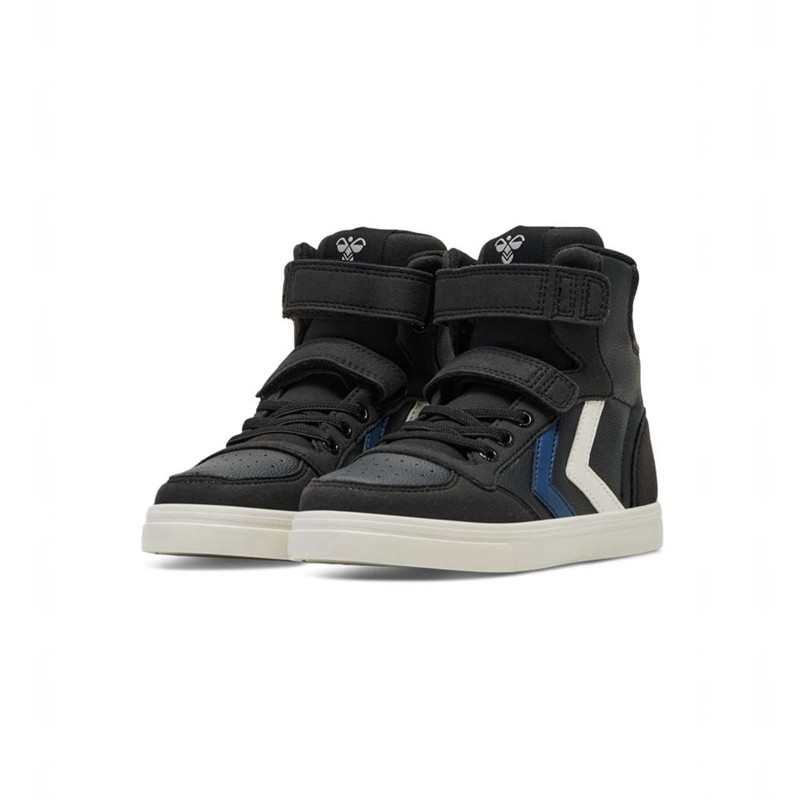 Dětské Tenisky Hummel Slimmer Stadil Leather High Jr Černé | 562173-281
