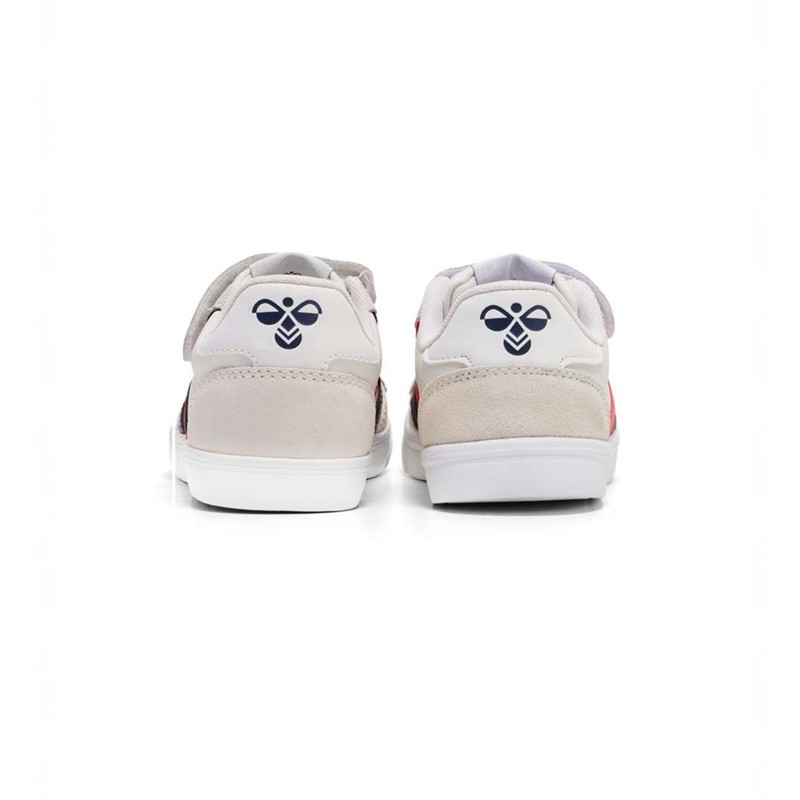 Dětské Tenisky Hummel Slimmer Stadil Leather Low Jr Bílé | 032608-292