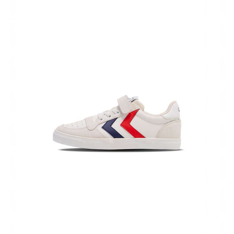 Dětské Tenisky Hummel Slimmer Stadil Leather Low Jr Bílé | 032608-292