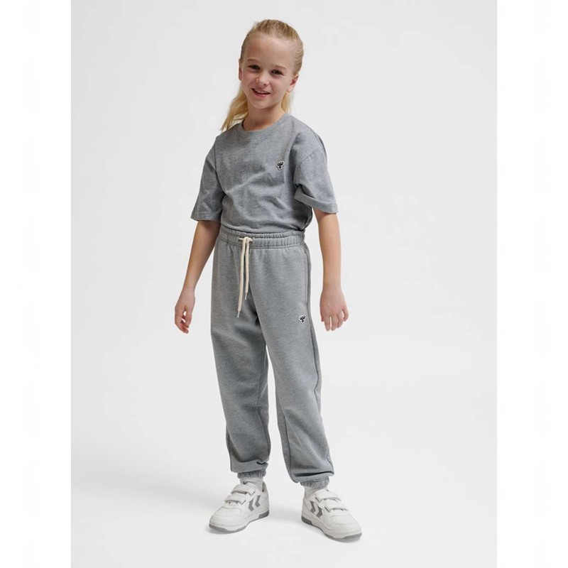 Dětské Teplákové Kalhoty Hummel Jr Loose Bee Šedé | 988891-778