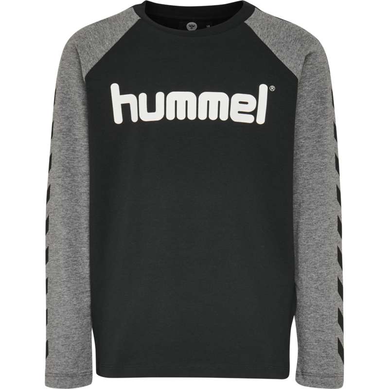 Dětské Tričko Hummel Boys L/S Černé | 898077-023