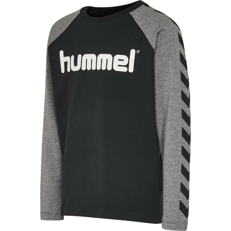 Dětské Tričko Hummel Boys L/S Černé | 898077-023
