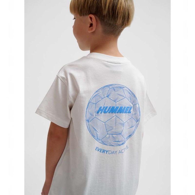 Dětské Tričko Hummel Casper S/S Bílé | 585931-302