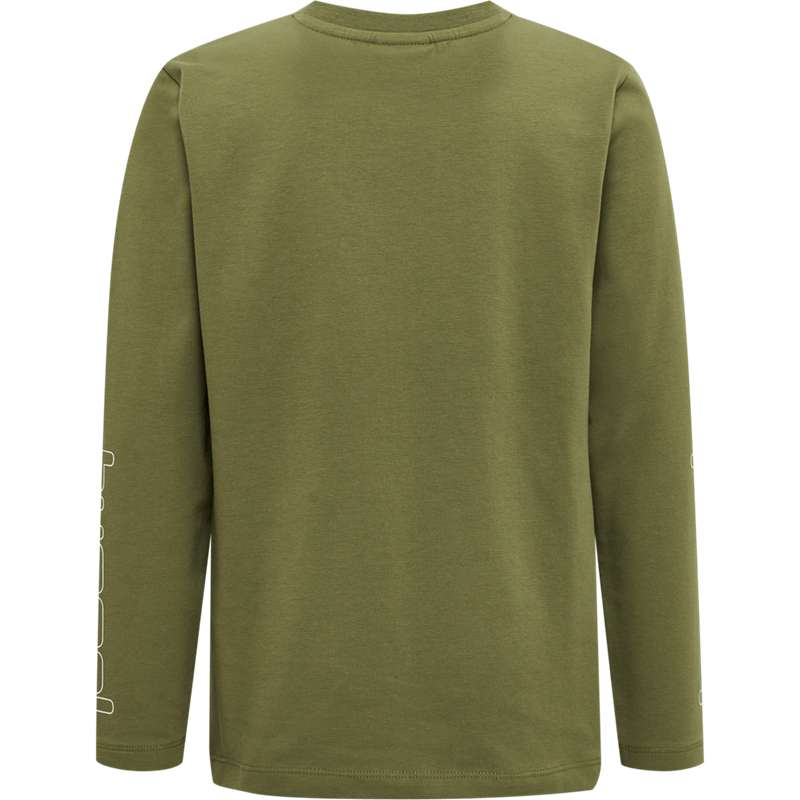 Dětské Tričko Hummel Cloud L/S Olivy Zelené | 979878-510