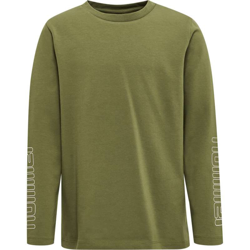 Dětské Tričko Hummel Cloud L/S Olivy Zelené | 979878-510