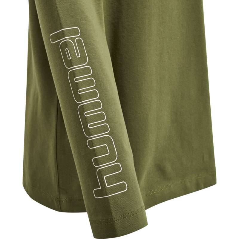Dětské Tričko Hummel Cloud L/S Olivy Zelené | 979878-510