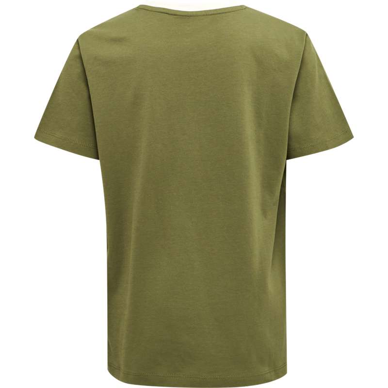 Dětské Tričko Hummel Cloud S/S Olivy Zelené | 773598-561