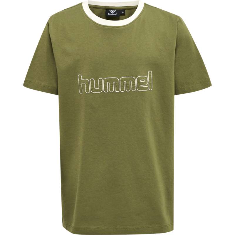 Dětské Tričko Hummel Cloud S/S Olivy Zelené | 773598-561