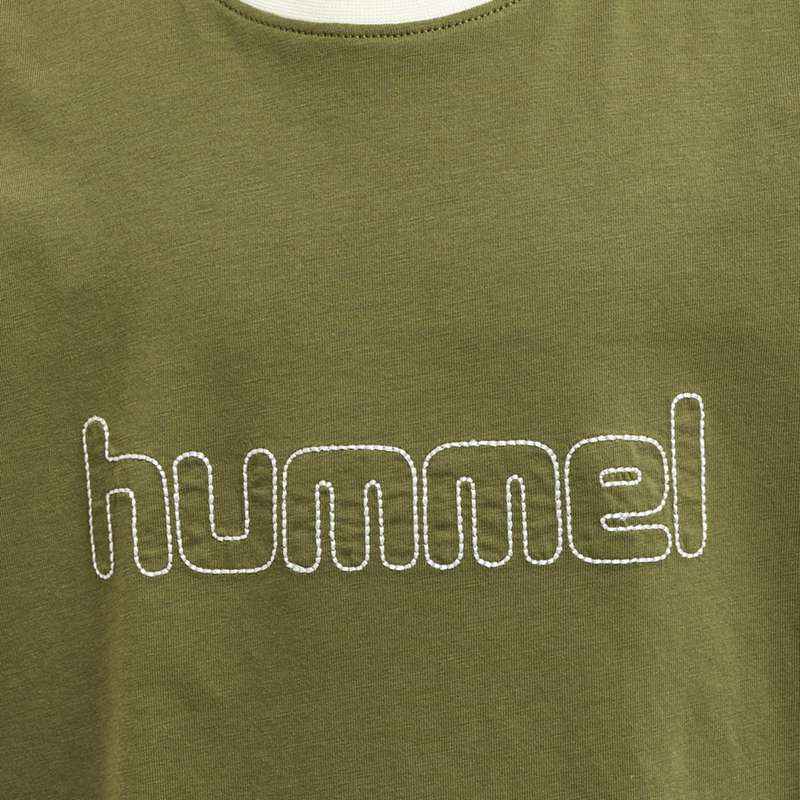 Dětské Tričko Hummel Cloud S/S Olivy Zelené | 773598-561