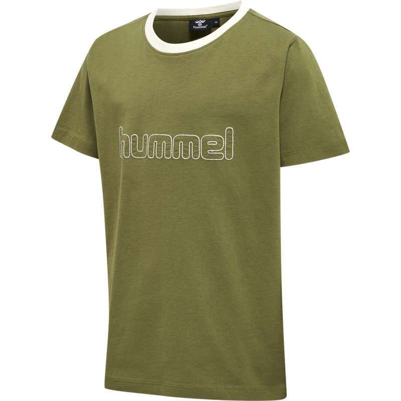 Dětské Tričko Hummel Cloud S/S Olivy Zelené | 773598-561