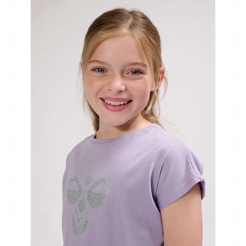 Dětské Tričko Hummel Diez S/S Levandule | 931288-234
