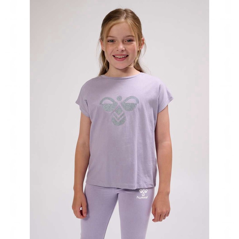 Dětské Tričko Hummel Diez S/S Levandule | 931288-234