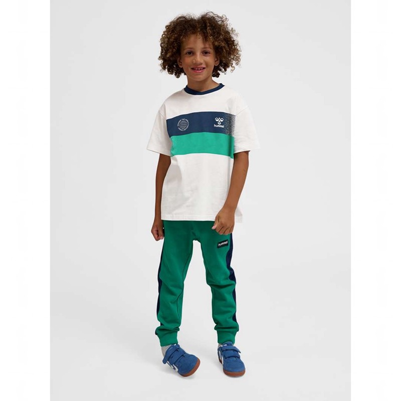 Dětské Tričko Hummel Eske S/S Bílé | 202792-788