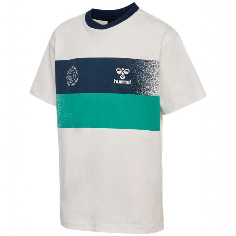 Dětské Tričko Hummel Eske S/S Bílé | 202792-788