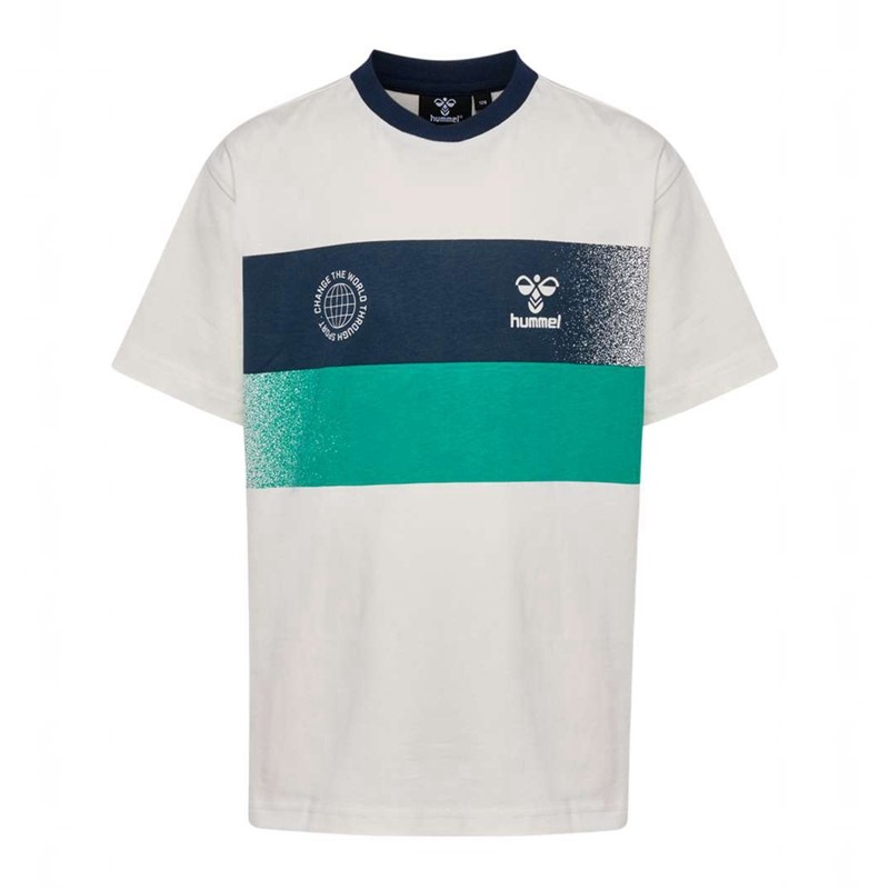Dětské Tričko Hummel Eske S/S Bílé | 202792-788