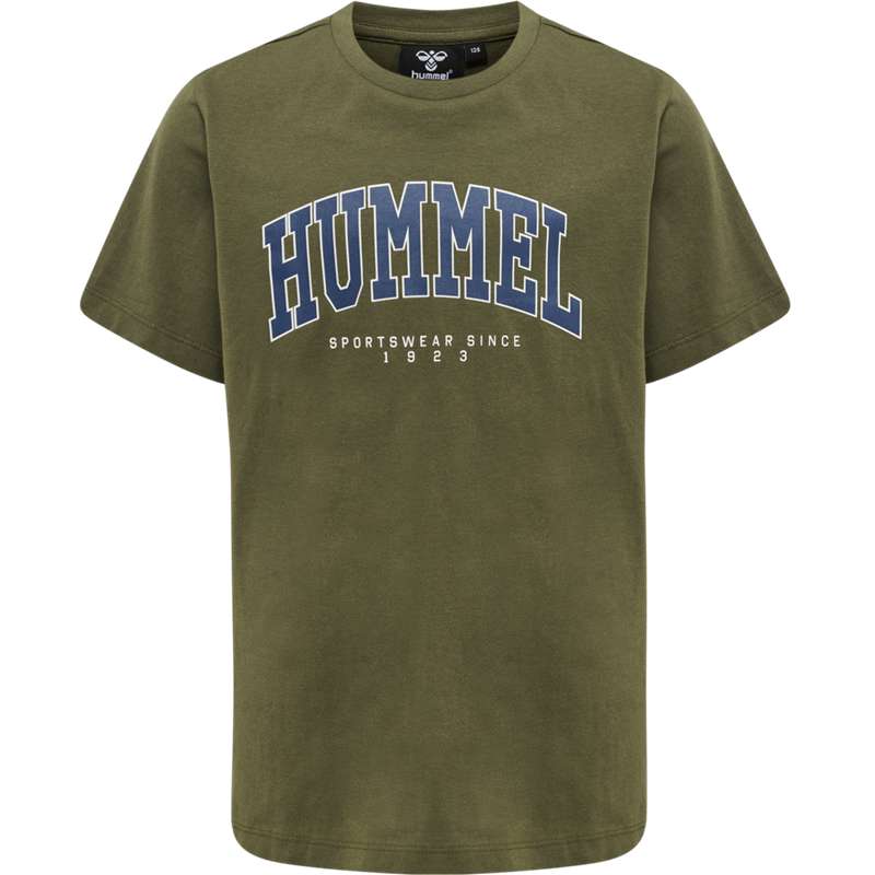 Dětské Tričko Hummel Fast S/S Olivy Zelené | 350198-738
