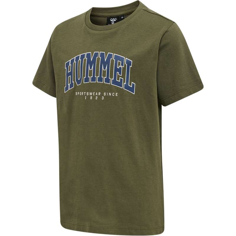Dětské Tričko Hummel Fast S/S Olivy Zelené | 350198-738