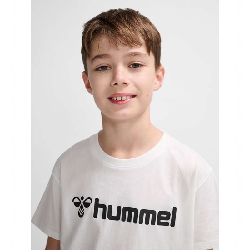 Dětské Tričko Hummel Go 2.0 Logo S/S Bílé | 562548-236
